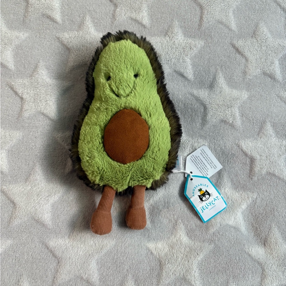 Green Avocado Plush Toy